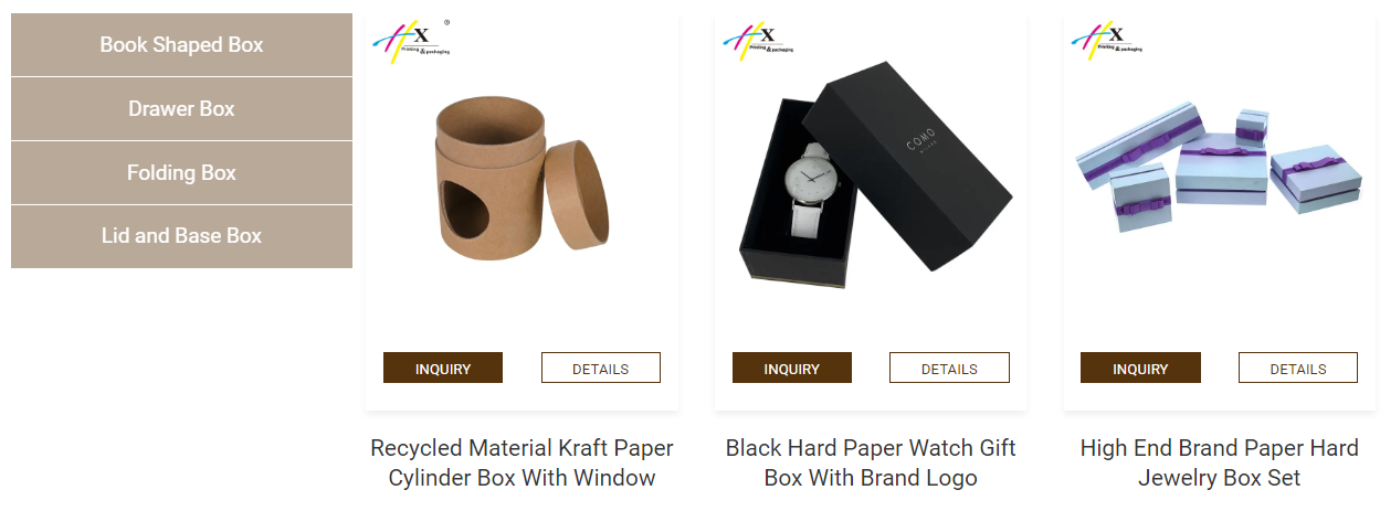 Paper Box Manufacturer